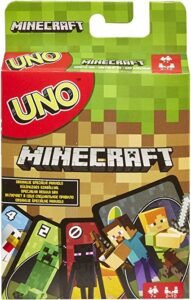 UNO jogo de cartas do Minecraft