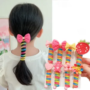 Novos laços de cabelo scrunchies elásticos